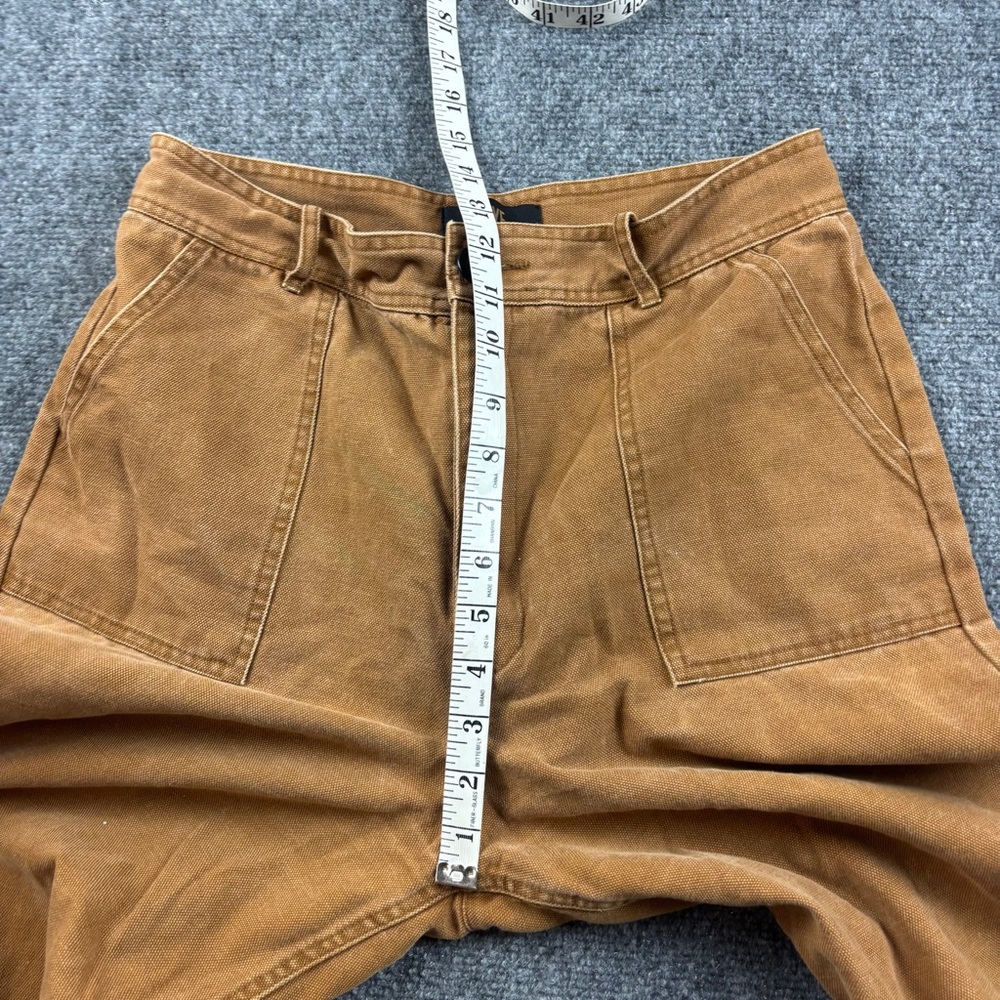 FRYE Women’s Camber Camel colored Canvas Wide Leg Pants size: 29 - Picture 7 of 13